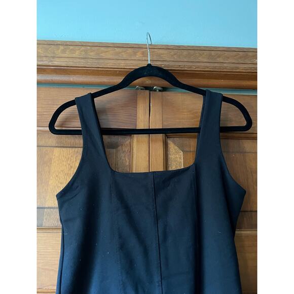 Abercrombie & Fitch Women's Square Neck Tank Bodysuit Sleeveless Black Size M - Picture 4 of 9